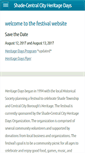 Mobile Screenshot of centralcityheritagedays.com